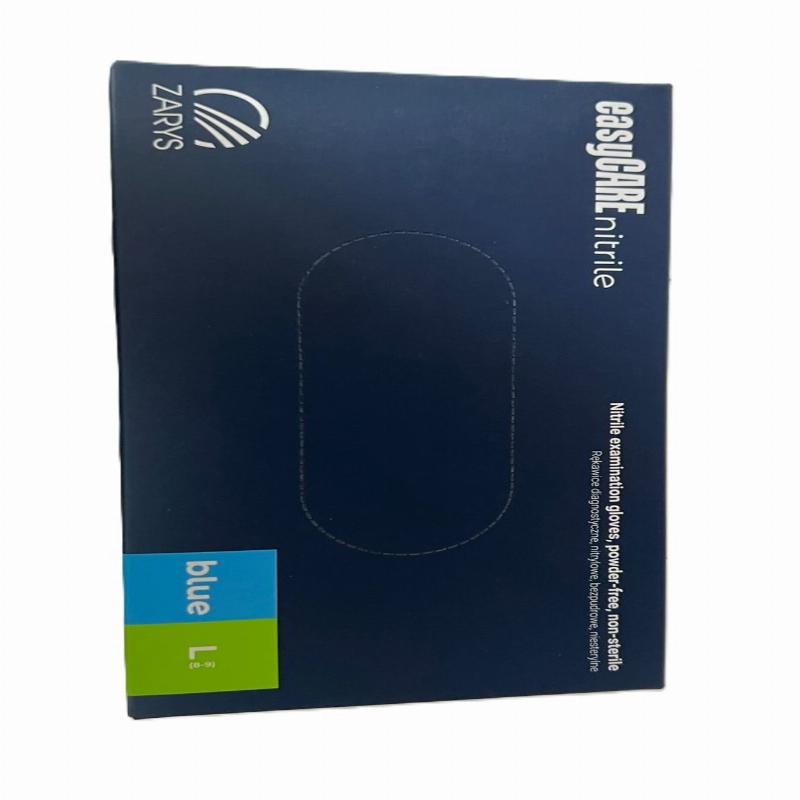 easyCARE nitrile Рукавички оглядові, нітрилові, без пудри, нестерильні, розмір L